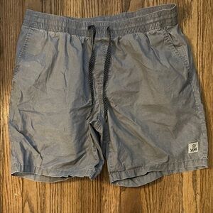 Vans Slate Gray Drawstring Casual Shorts